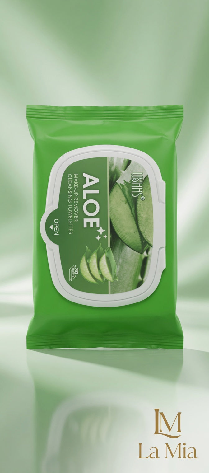 Ushers Tea Make-Up Remover – servetėlės naudojimas