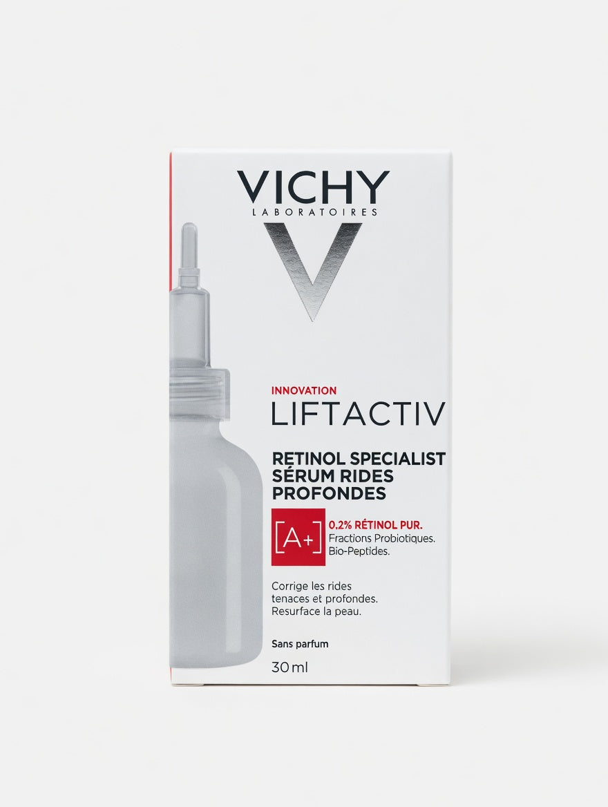 VICHY Liftactiv Retinol Specialist serumas 30ml – retinolo serumas giliosioms raukšlėms