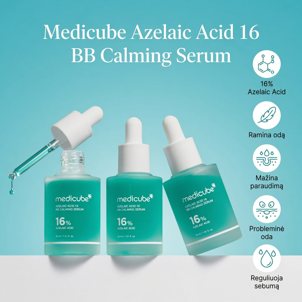 Medicube Azelaic Acid 10 BB Soothing Serum pakuotė – La Mia