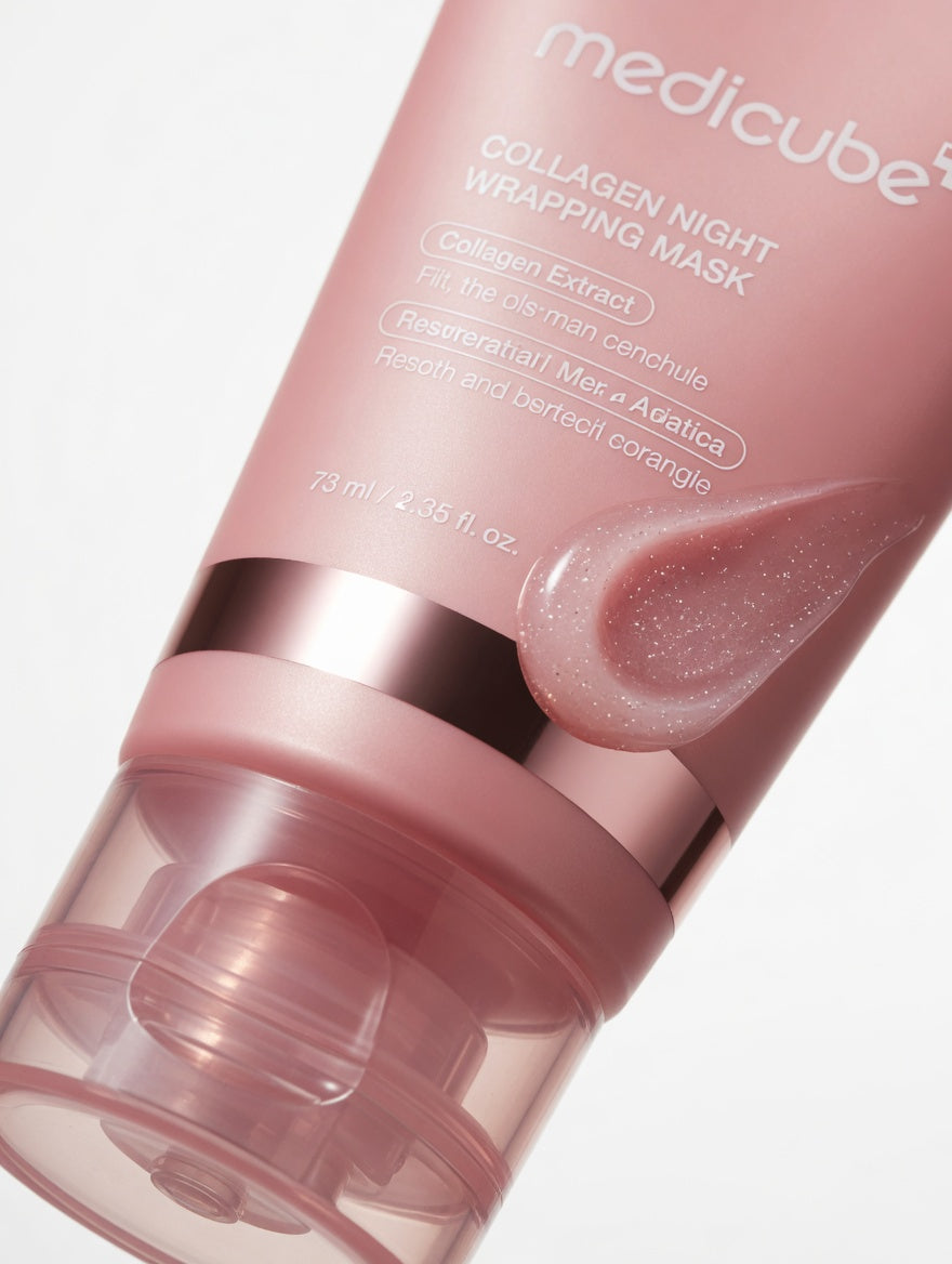 Medicube Collagen Night Wrapping Mask tekstūra – La Mia