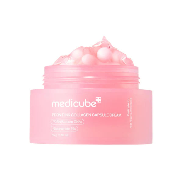 Medicube PDRN Pink Collagen Capsule Cream pakuotė – La Mia