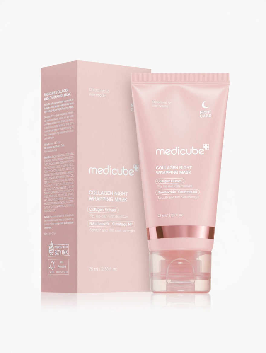 Medicube Collagen Night Wrapping Mask pakuotė – La Mia
