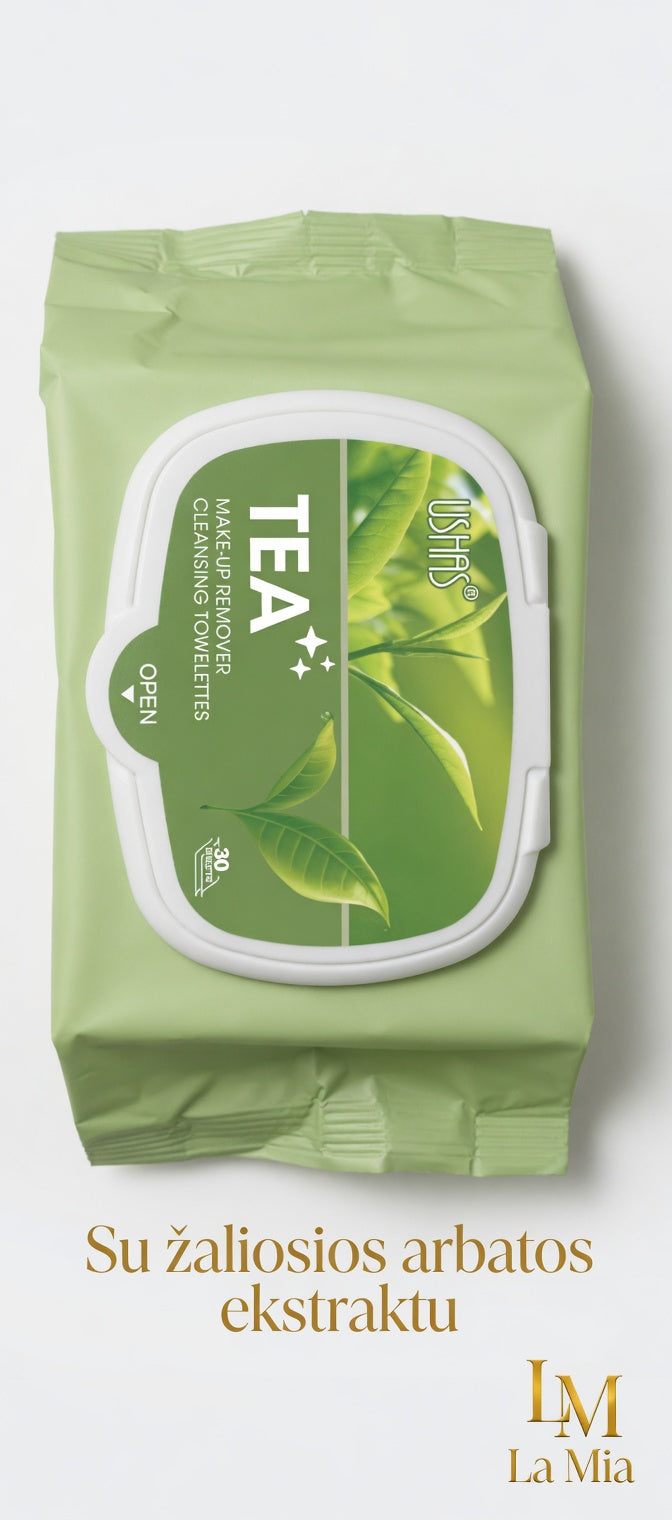 Ushers Tea Make-Up Remover – rezultatas po naudojimo