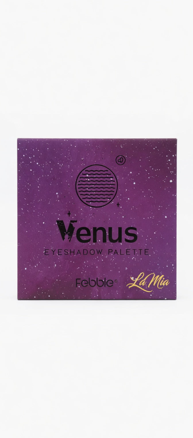 Febble Venus Eyeshadow Palette – 12 spalvų akių šešėlių paletė su veidrodėliu