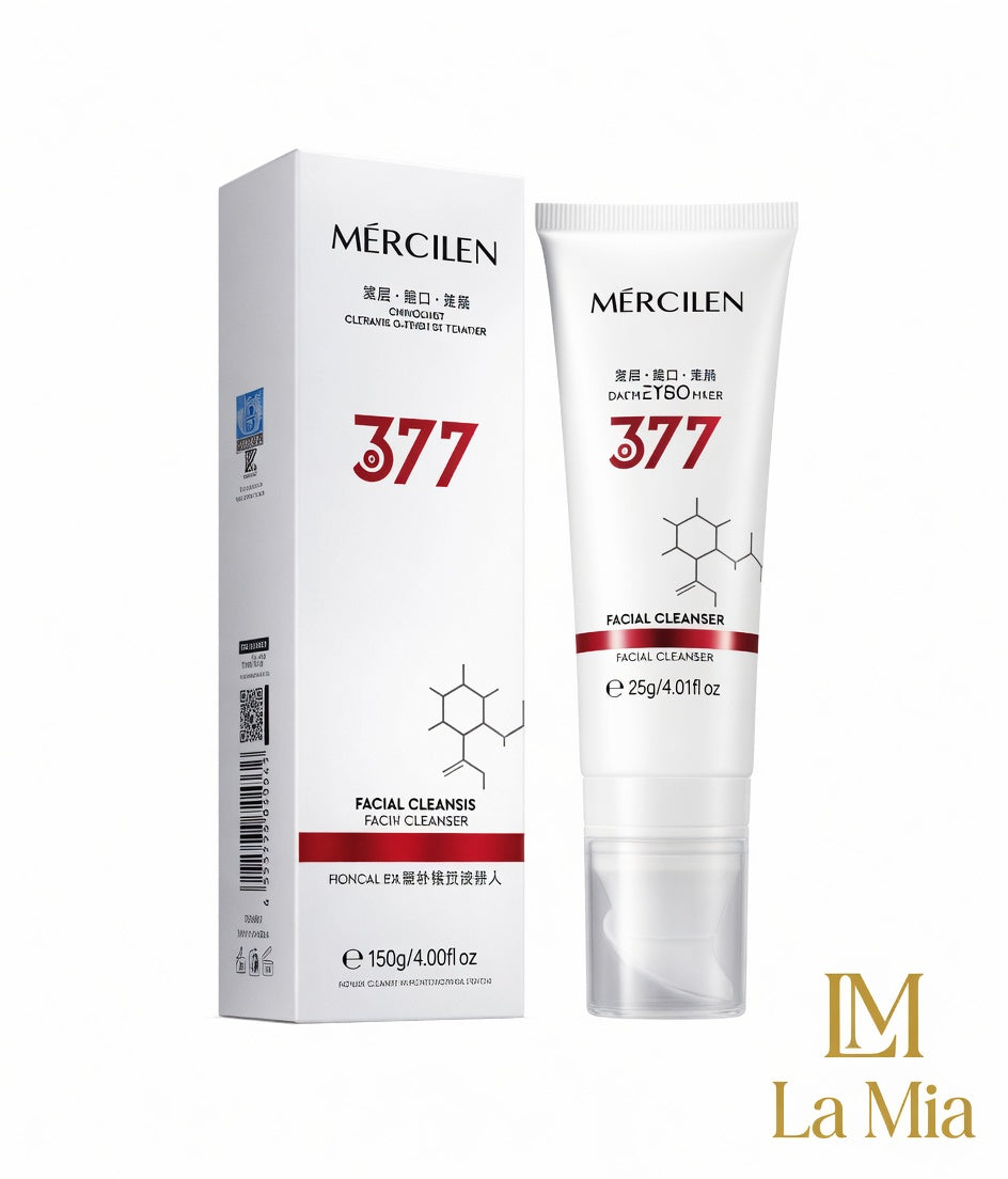 Mercilen 377 Facial Cleanser – ryškinanti valomoji veido putos su 377 VC 120 ml