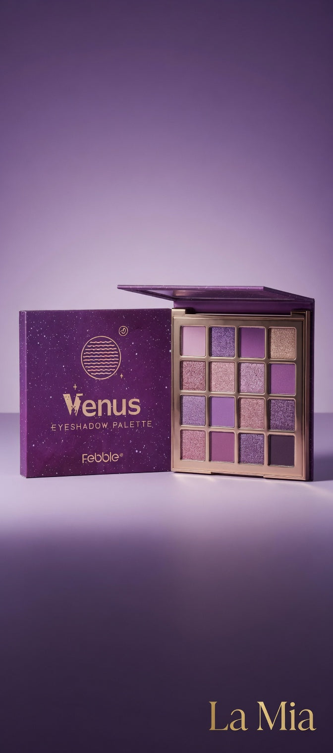 Febble Venus Eyeshadow Palette – makiažo rezultatas