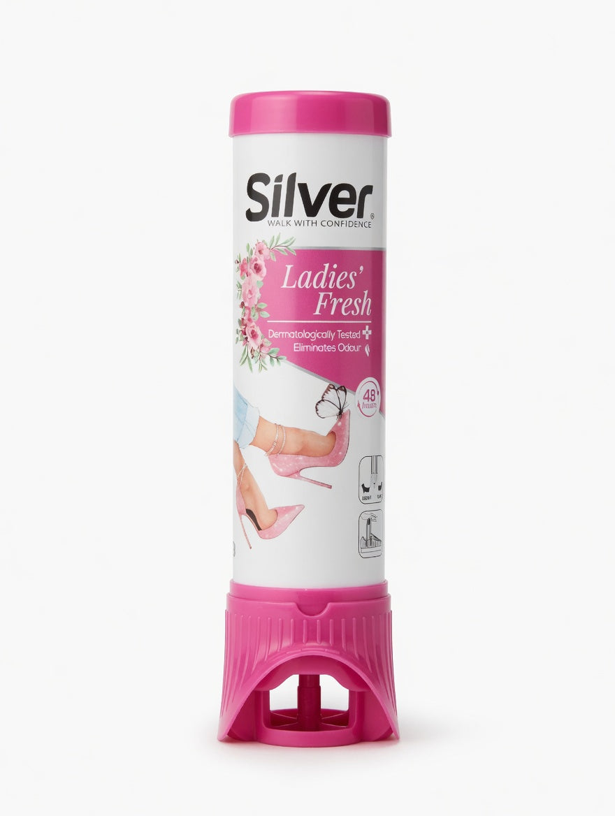 SILVER Ladies' Fresh – moteriškas batų dezodorantas 200ml, kvapų neutralizatorius aukštakulniams ir balerinoms